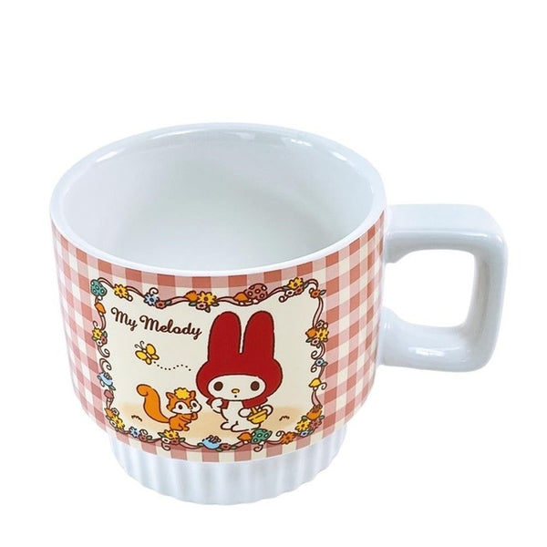 My Melody Ceramic Mug (Red Classic Gingham Series)