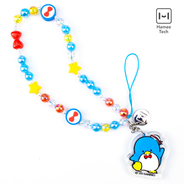 Sanrio Cinnamoroll Beaded Charm Mobile Phone Wrist Strap