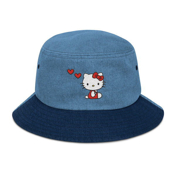 HELLO KITTY DALLAS COWBOYS BUCKET CAP HAT