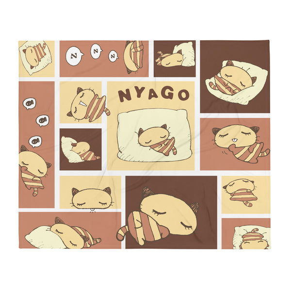 Nyago Lazy Day 18 Square Pillow