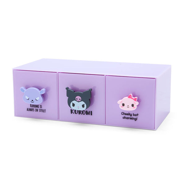 2-Tier Storage Box (with key) - Sanrio Characters Sleepy Time