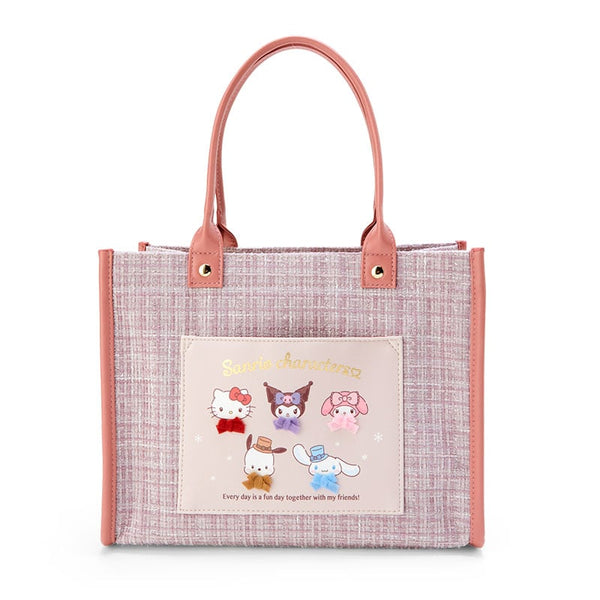 Sanrio Characters Tote Bag (Winter Tweed Series)