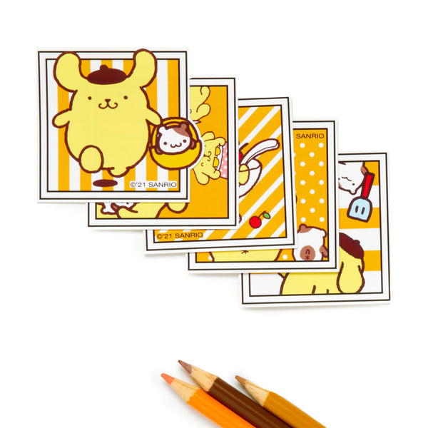 Sanrio Characters Shiny Sticker Pack Pompompurin