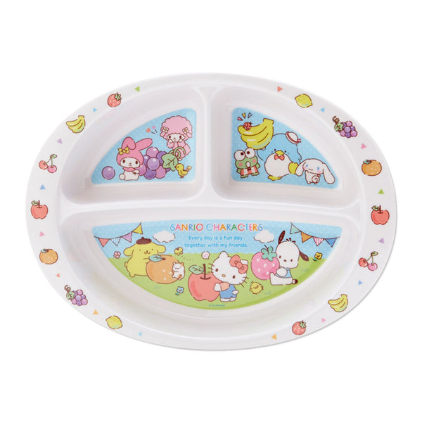 Sanrio Characters Melamine Skillet Plate (Cute Camp Series)