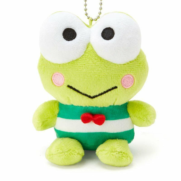 Kero Kero Keroppi Frog Plush Mascot Holder Keychain Heart Sanrio Japan –