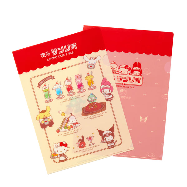 Hello Kitty & Friends Clear File Cafe Set