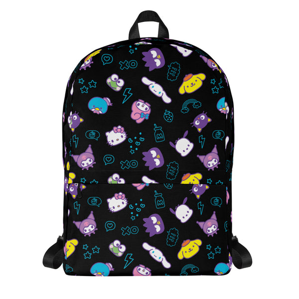 Hello Kitty Tan Western All-over Print Backpack