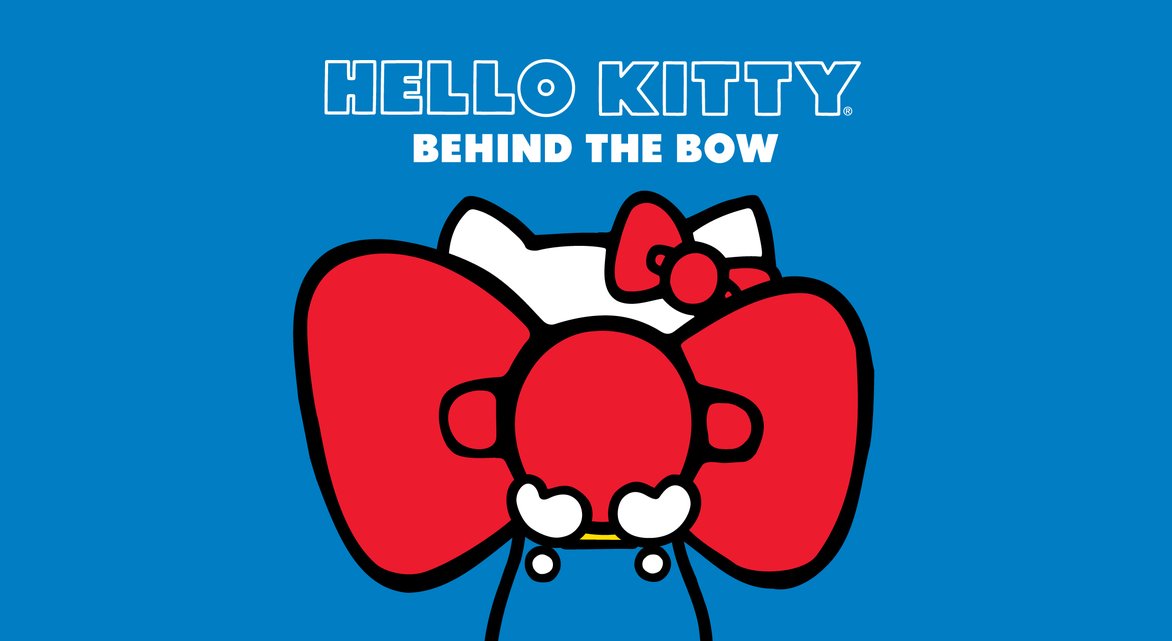 blue hello kitty bow