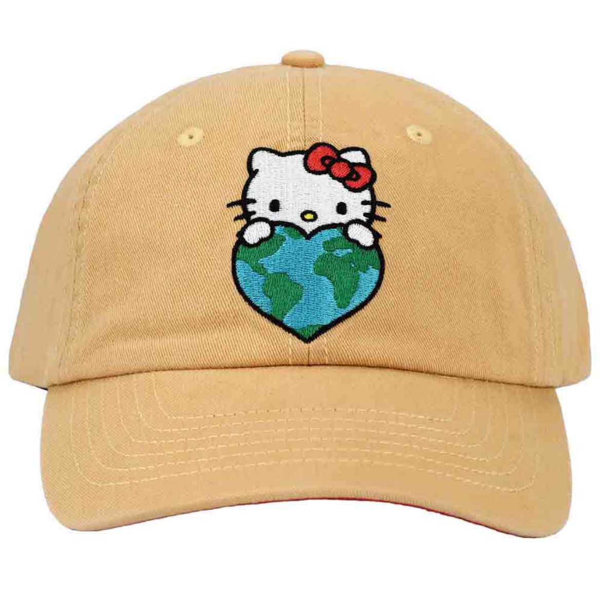 Hello Kitty I Love Earth Embroidered Hat Accessory BIOWORLD