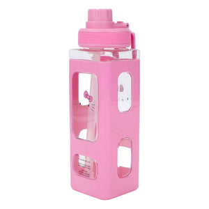 Hello Kitty 24oz Square Travel Water Bottle Home Goods BIOWORLD   