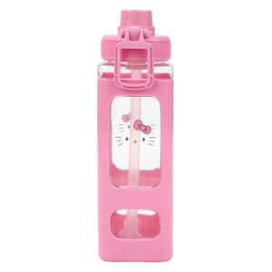 Hello Kitty 24oz Square Travel Water Bottle Home Goods BIOWORLD   