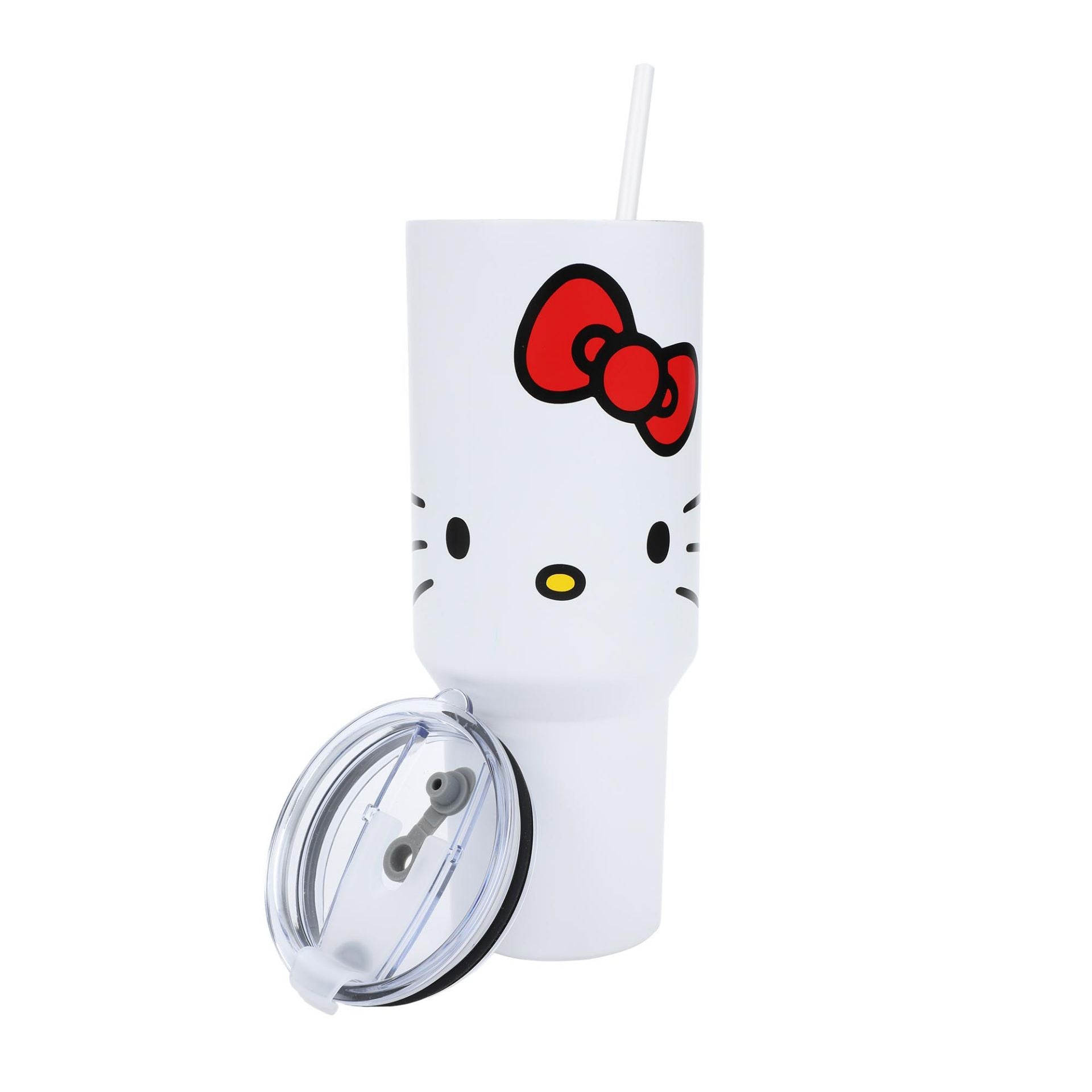 Hello Kitty 40oz Classic Stainless Steel Travel Tumbler Home Goods BIOWORLD   