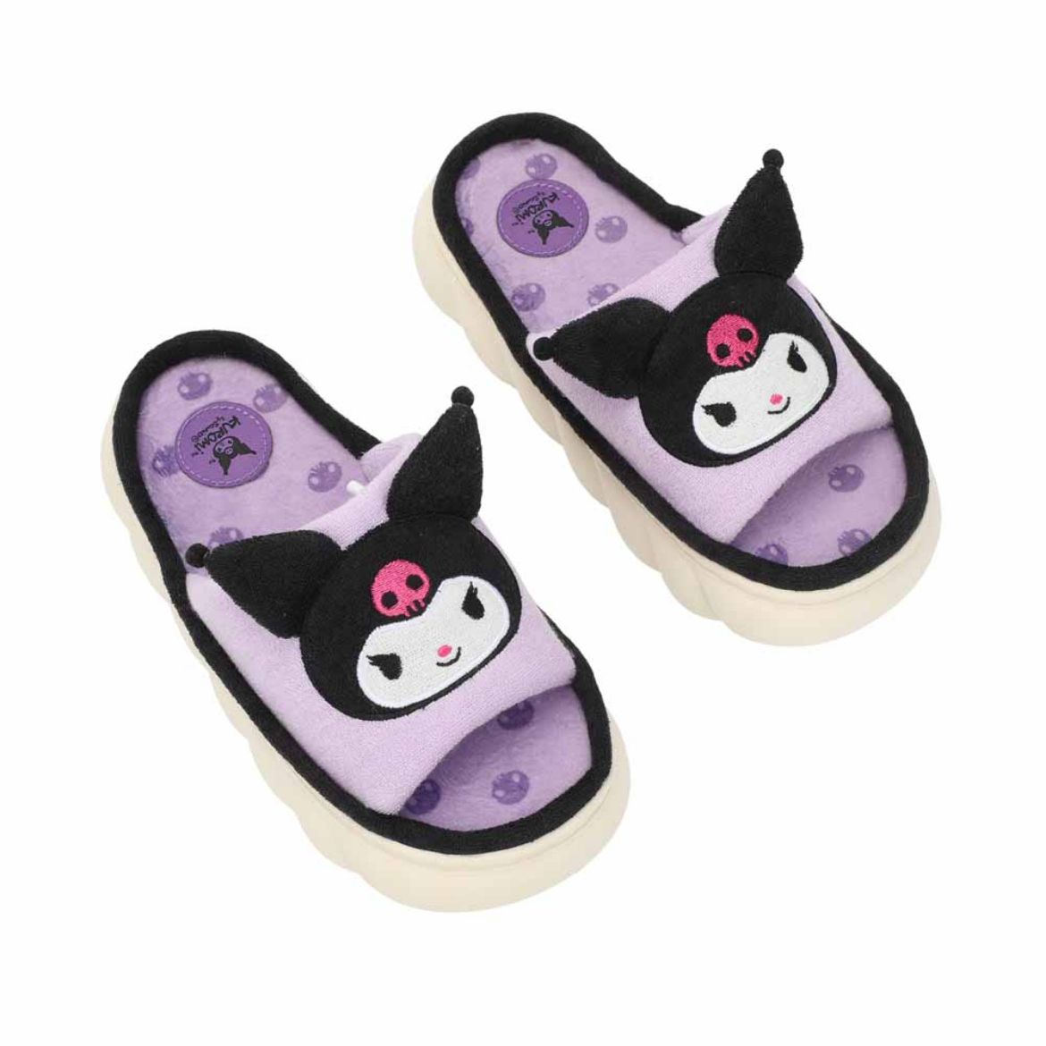 Kuromi 3D Cloud Loungewear Slides Shoes BIOWORLD   