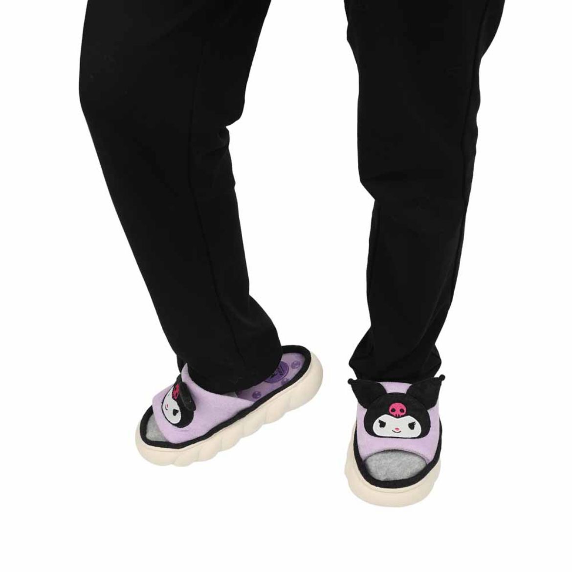 Kuromi 3D Cloud Loungewear Slides Shoes BIOWORLD   