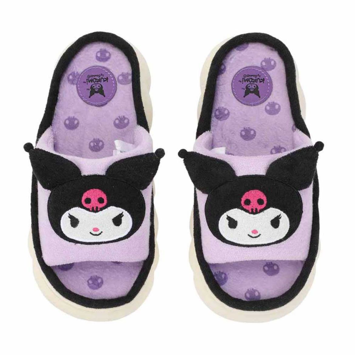 Kuromi 3D Cloud Loungewear Slides Shoes BIOWORLD   