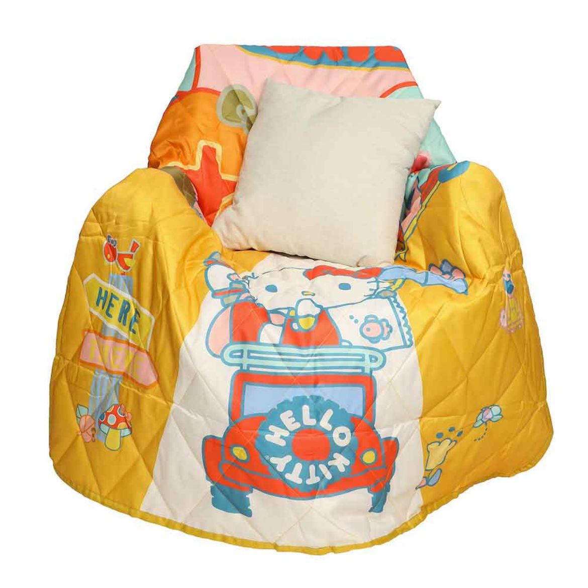 Hello Kitty Off The Grid Outdoor Throw Blanket Home Goods BIOWORLD