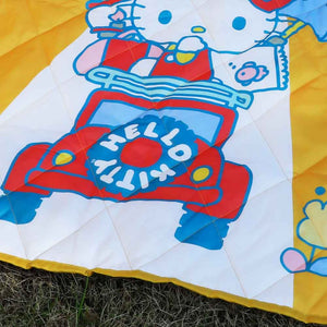 Hello Kitty Off The Grid Outdoor Throw Blanket Home Goods BIOWORLD