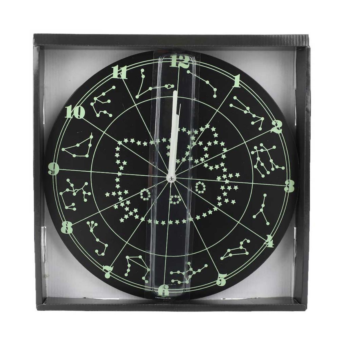 Hello Kitty Glow-In-The Dark Zodiac Wall Clock Home Goods BIOWORLD