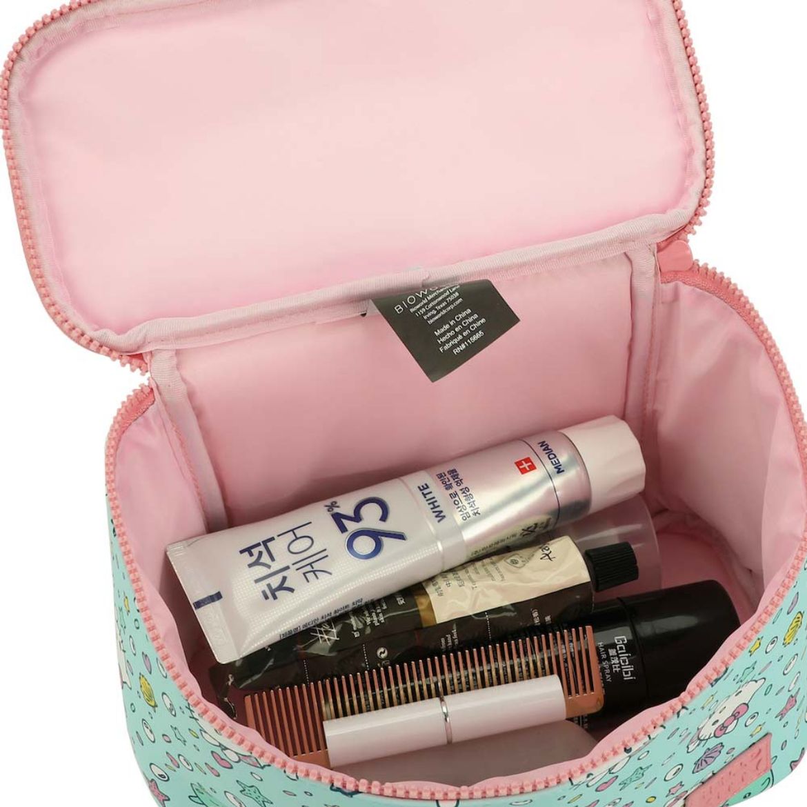 Hello Kitty Under the Sea Travel Beauty Case Beauty BIOWORLD   