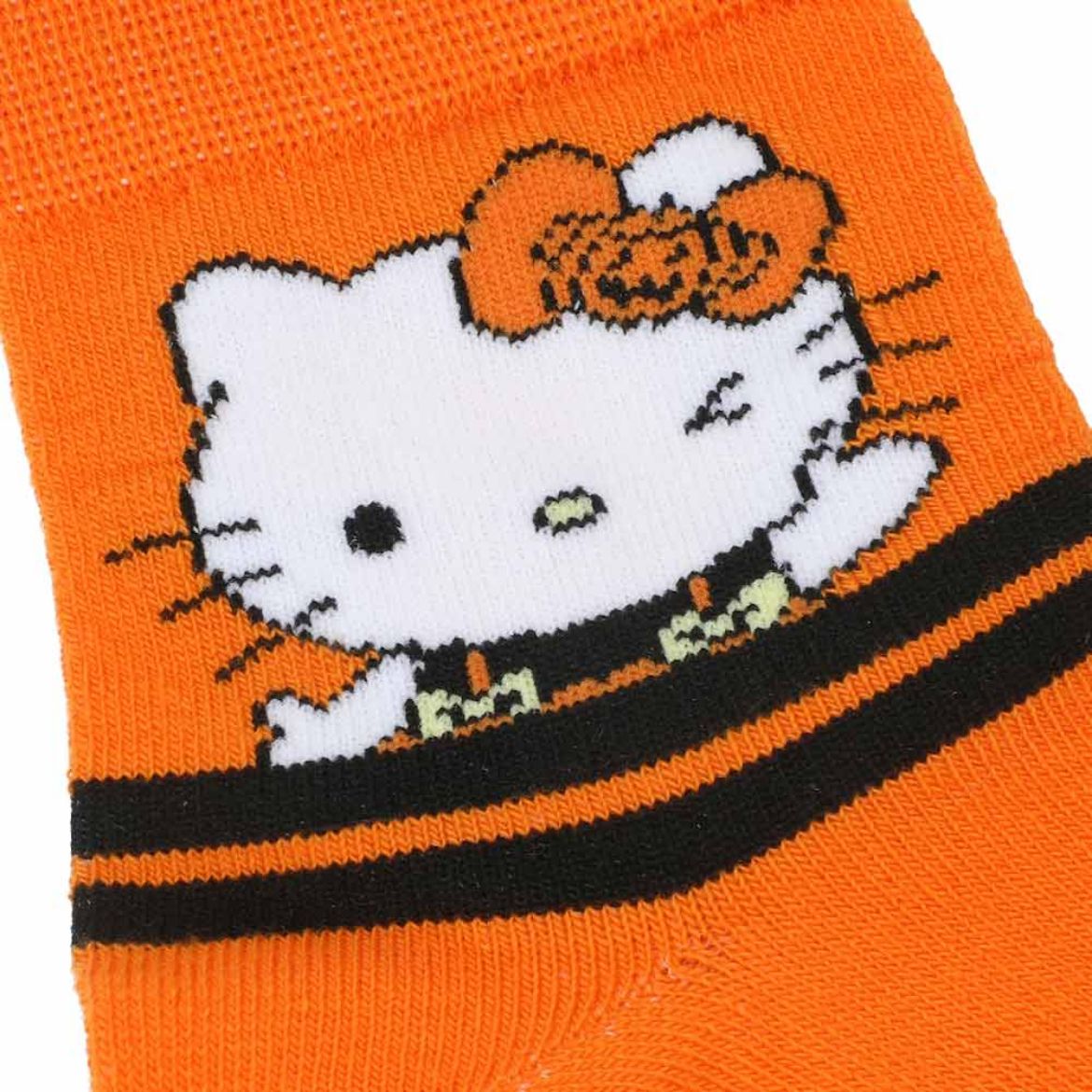 Hello Kitty 3-Pc Halloween Qtr. Crew Sock Set Accessory BIOWORLD   