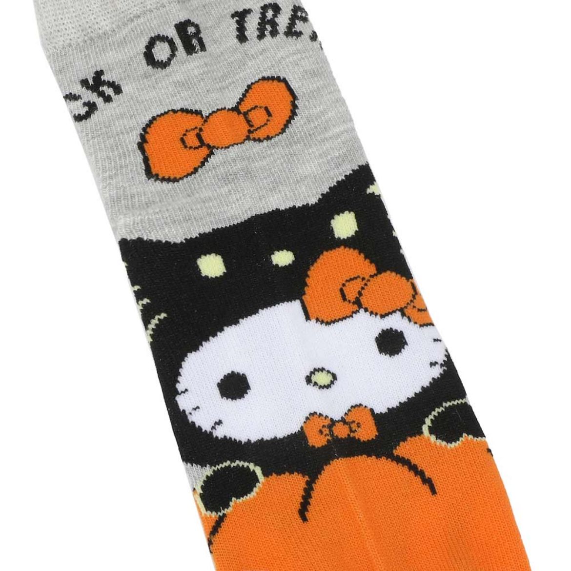 Hello Kitty 3-Pc Halloween Qtr. Crew Sock Set Accessory BIOWORLD   