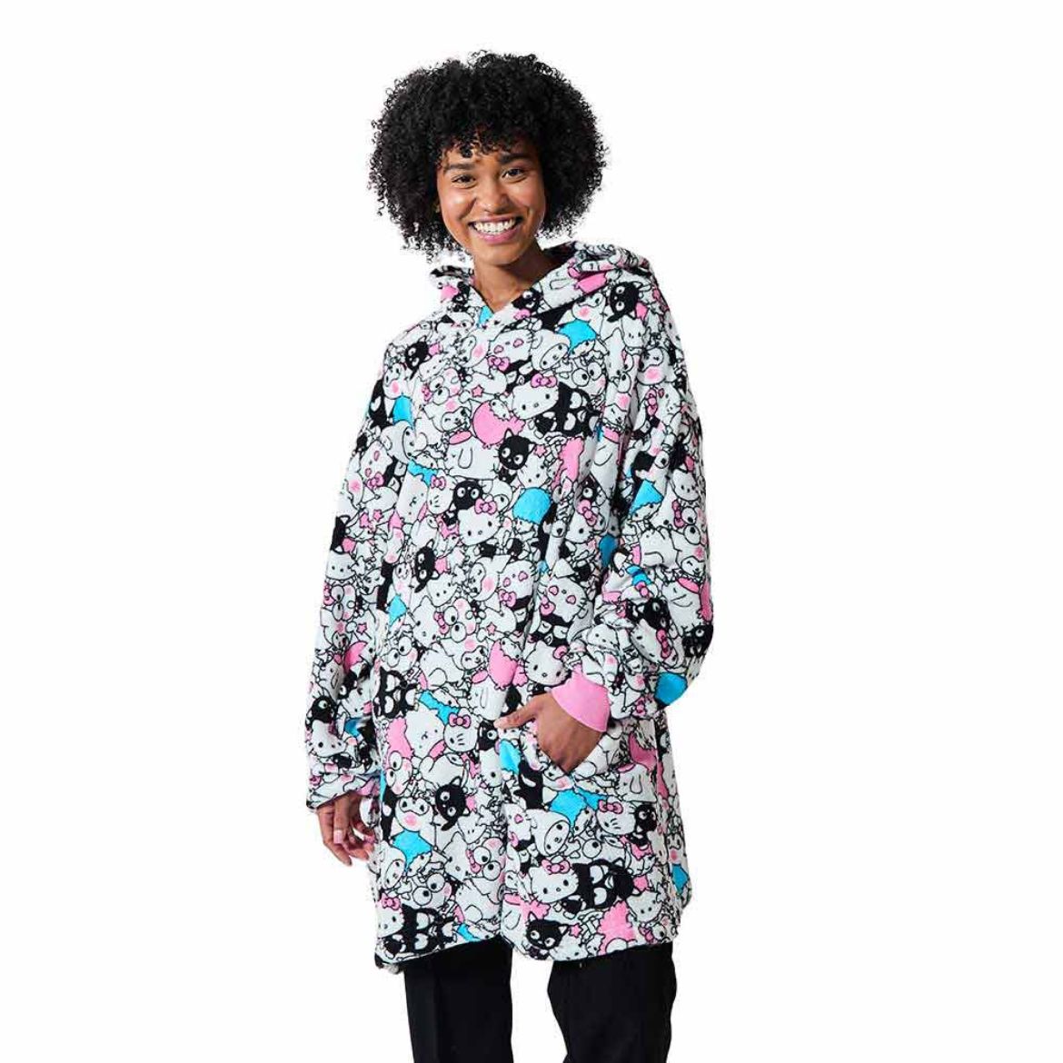 Hello Kitty and Friends Big Bunch Lounge Hoodie Apparel BIOWORLD