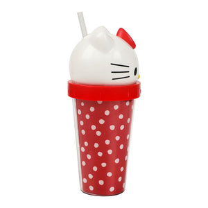 Hello Kitty 3D Face Travel Tumbler (Dots) Home Goods BIOWORLD