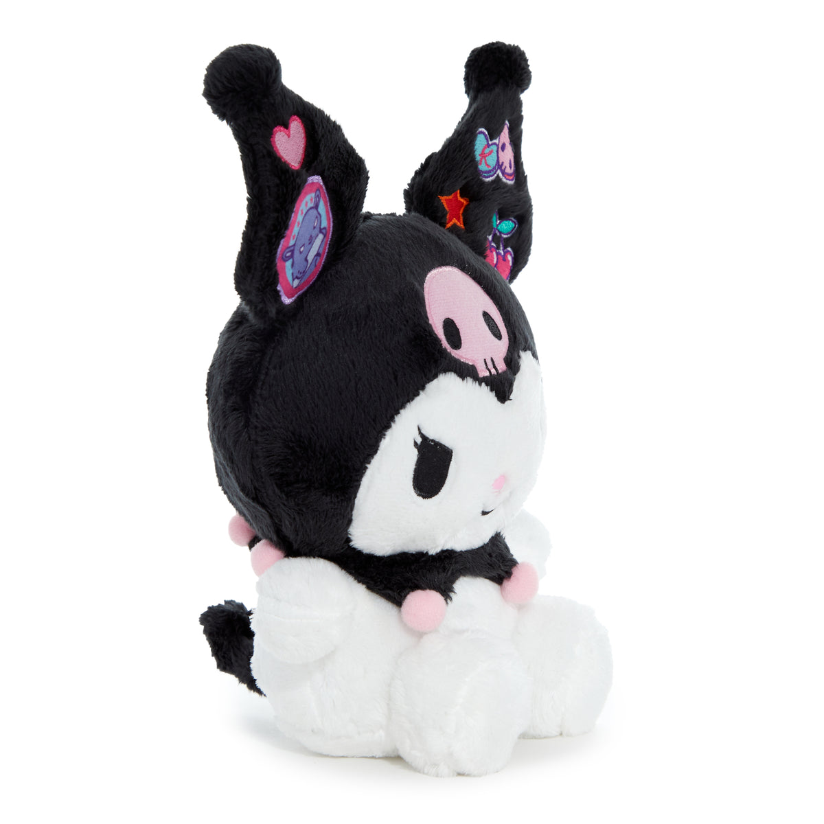 Kuromi 7&quot; Plush (Applique Fun) Plush NAKAJIMA CORPORATION   