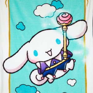 Cinnamoroll Magic Wand Throw Blanket Home Goods BIOWORLD   