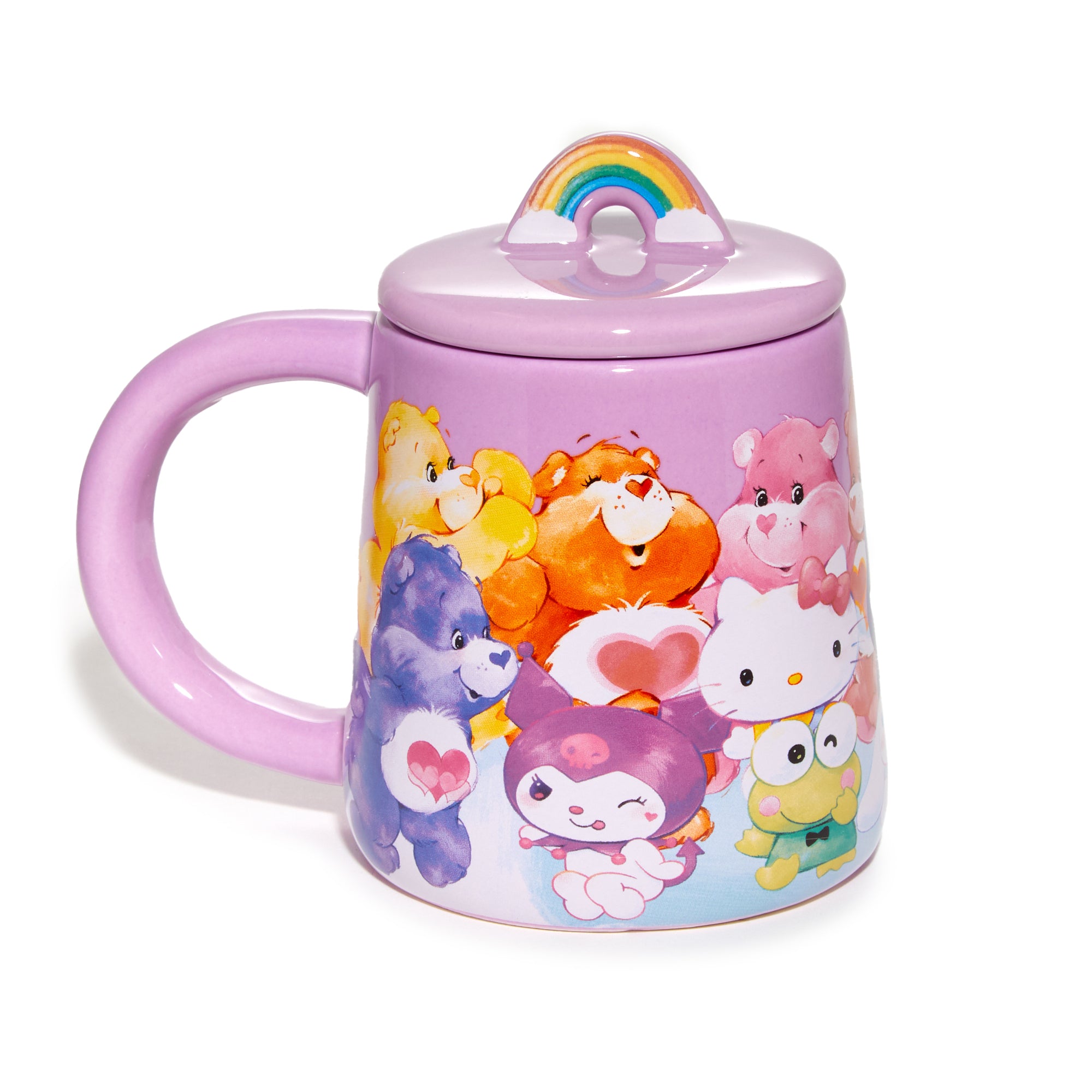 Hello Kitty and Friends x Care Bears Lidded Mug Home Goods BIOWORLD   