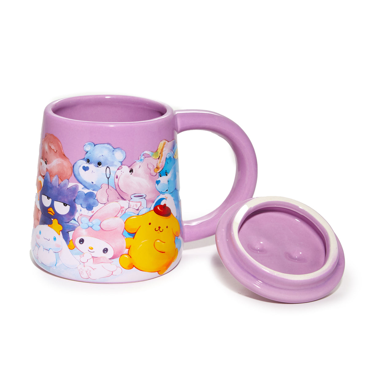 Hello Kitty and Friends x Care Bears Lidded Mug Home Goods BIOWORLD   