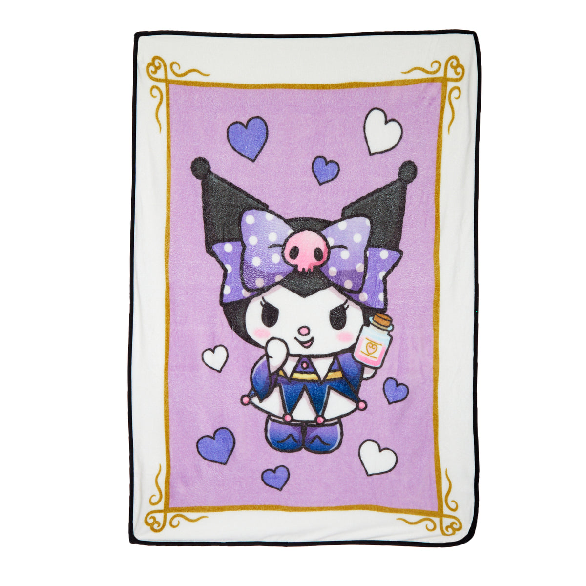 Kuromi Love Potion Throw Blanket Home Goods BIOWORLD   