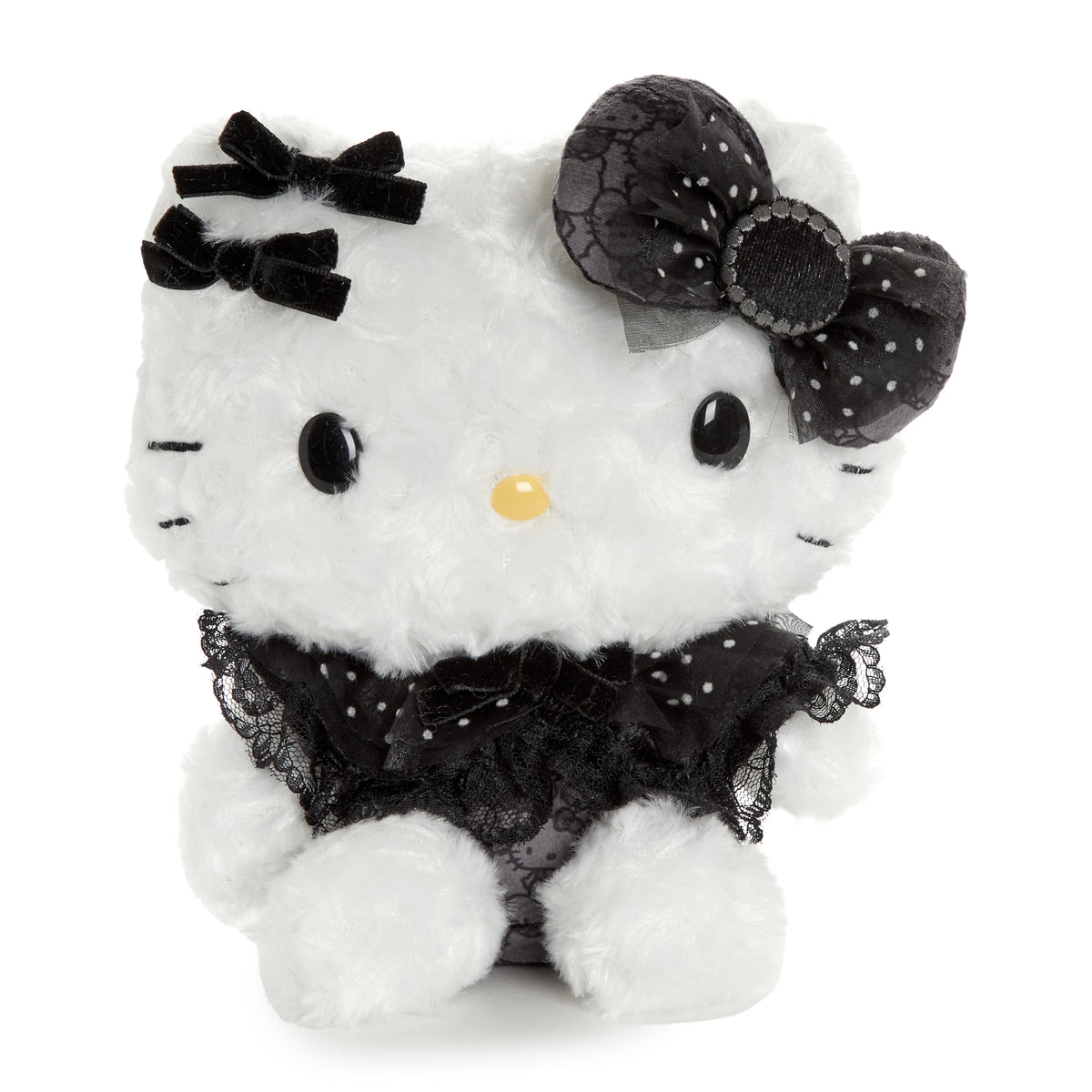 Hello Kitty 8&quot; Plush (Pretty Pose Monochrome Series) Plush NAKAJIMA CORPORATION   