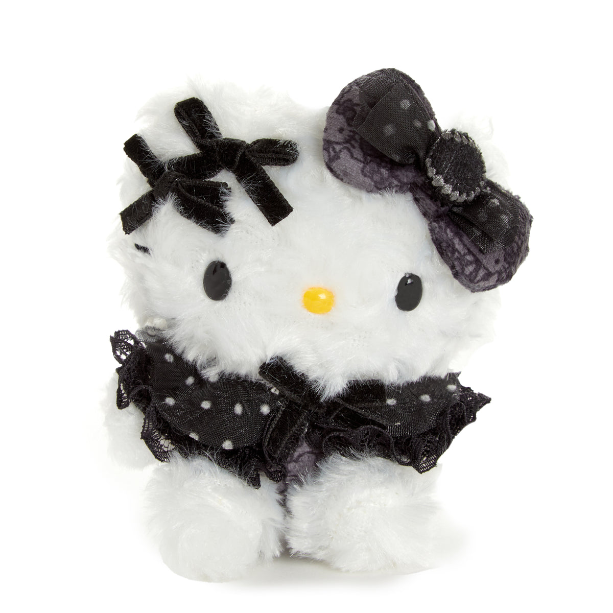 Hello Kitty Mascot Clip (Pretty Pose Monochrome Series) Plush NAKAJIMA CORPORATION   