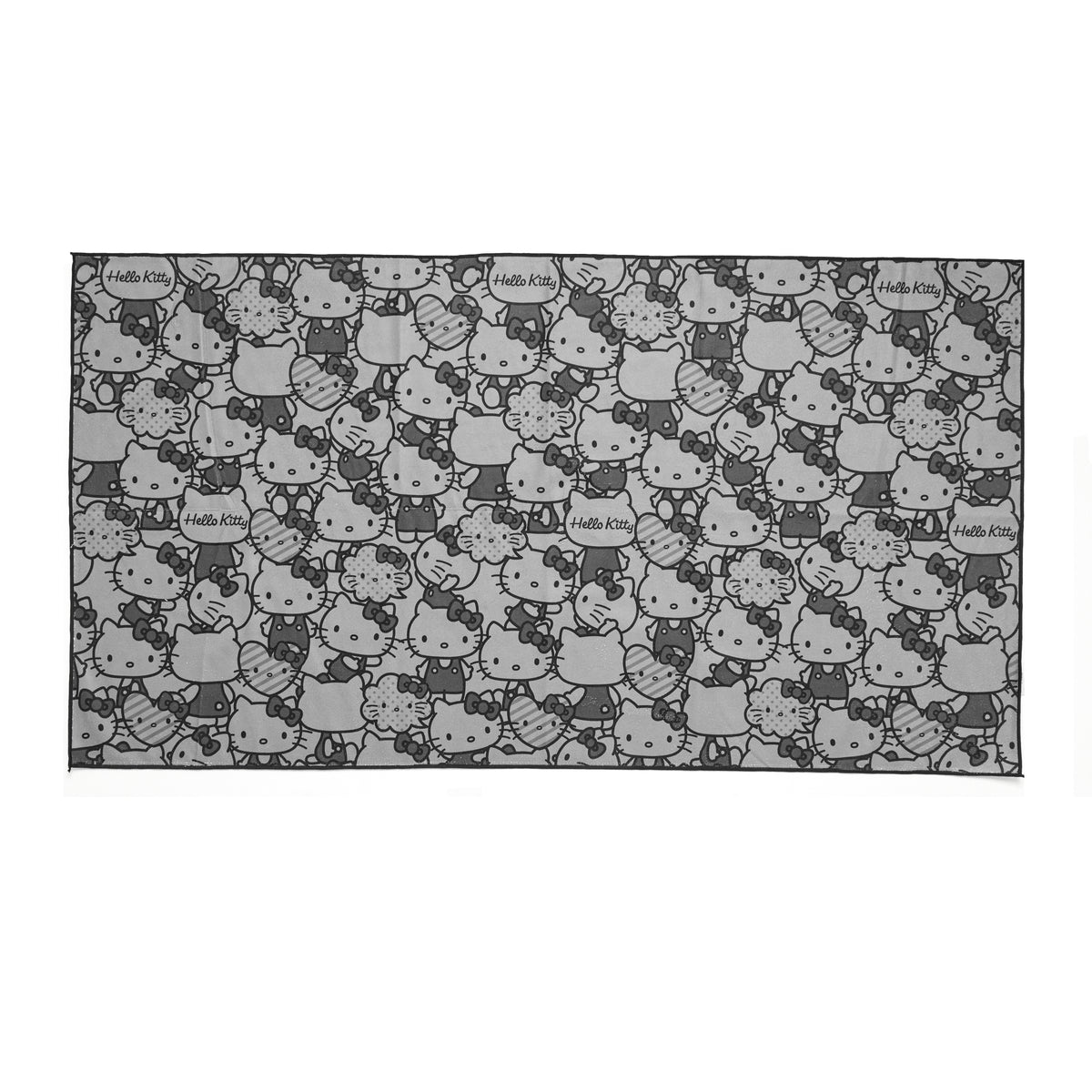 Hello Kitty Bath Towel (Pretty Pose Monochrome Series) Home Goods NAKAJIMA CORPORATION   