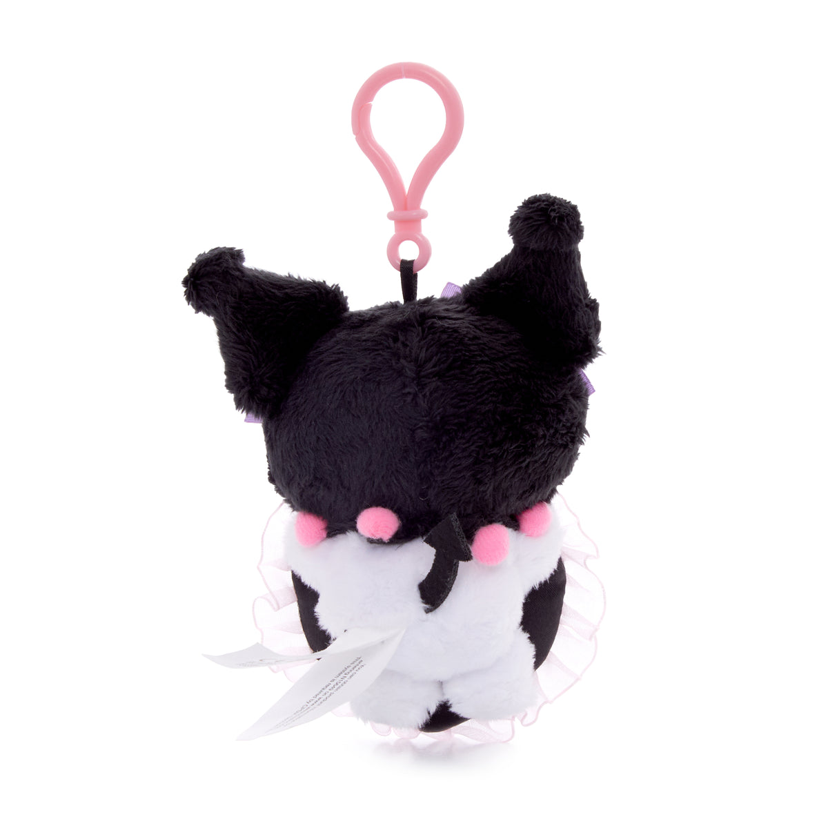 Kuromi Lovely Ribbons Mascot Clip Plush NAKAJIMA CORPORATION   