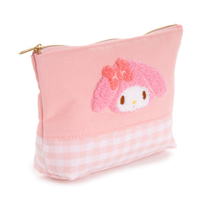 My Melody Chenille Gingham Zipper Pouch Bags NAKAJIMA CORPORATION   