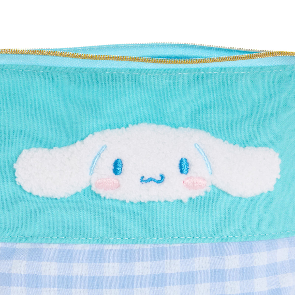 Cinnamoroll Chenille Gingham Zipper Pouch Bags NAKAJIMA CORPORATION   