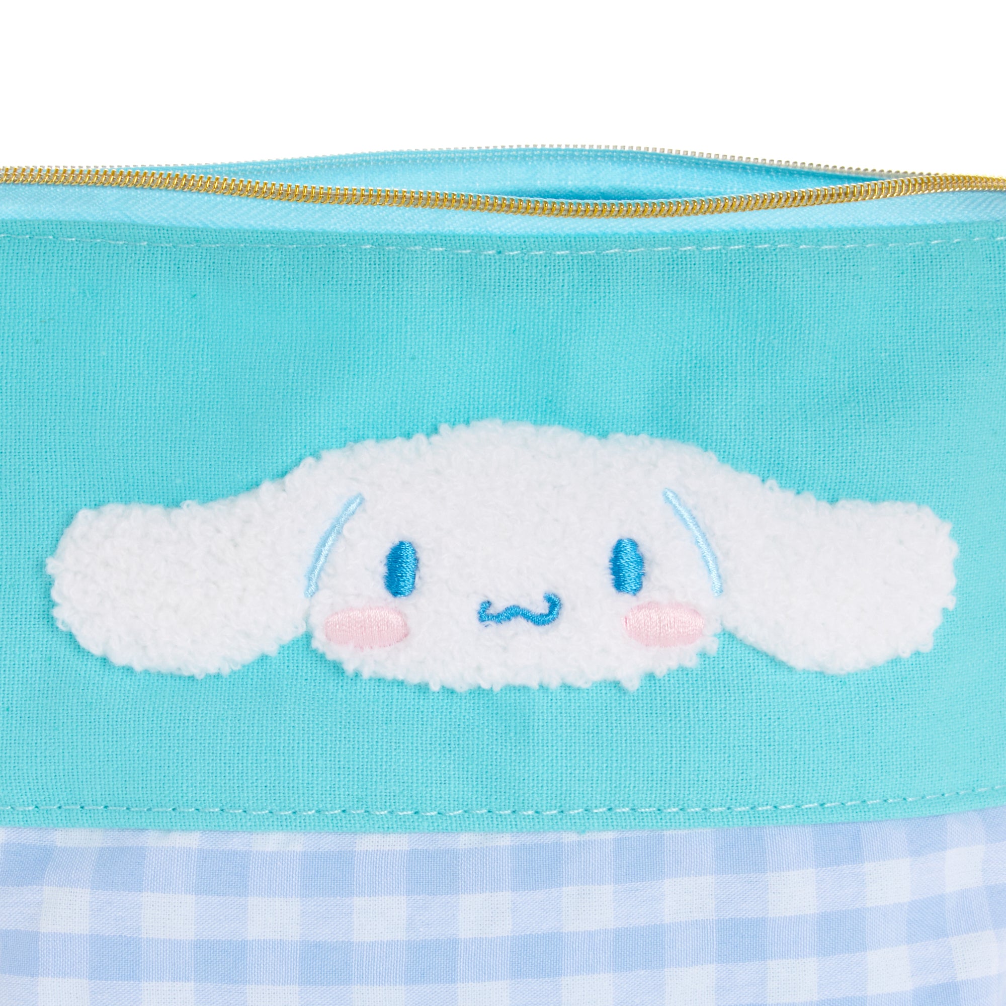 Cinnamoroll Chenille Gingham Zipper Pouch Bags NAKAJIMA CORPORATION   