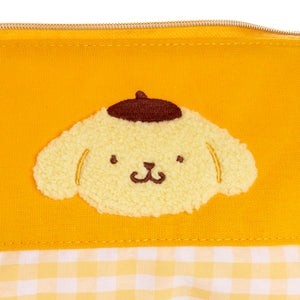 Pompompurin Chenille Gingham Zipper Pouch Bags NAKAJIMA CORPORATION   