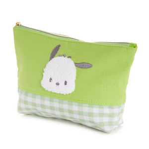 Pochacco Chenille Gingham Zipper Pouch Bags NAKAJIMA CORPORATION   