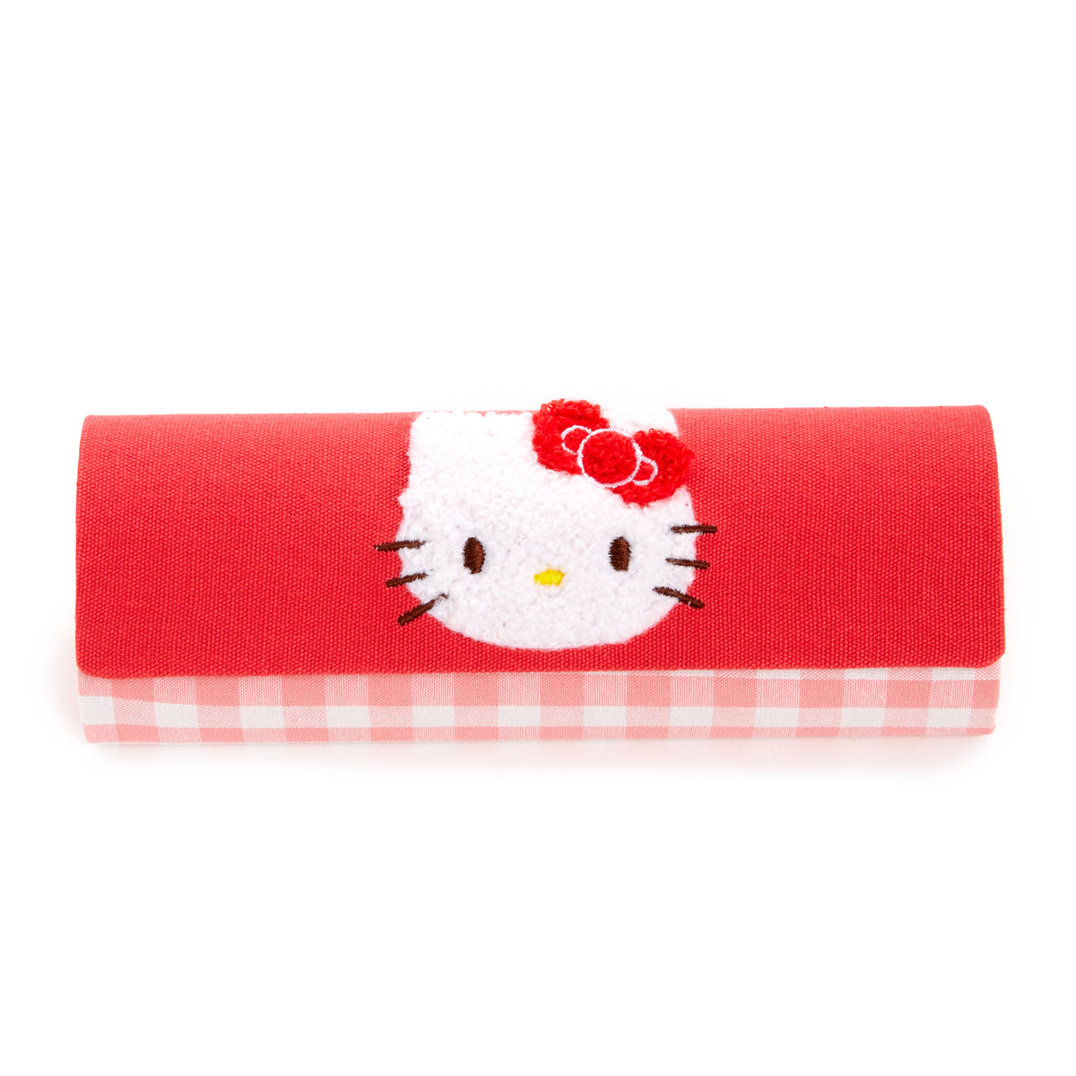 Hello Kitty Chenille Gingham Eyewear Case Accessory NAKAJIMA CORPORATION   