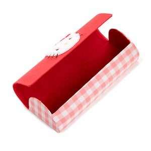 Hello Kitty Chenille Gingham Eyewear Case Accessory NAKAJIMA CORPORATION   