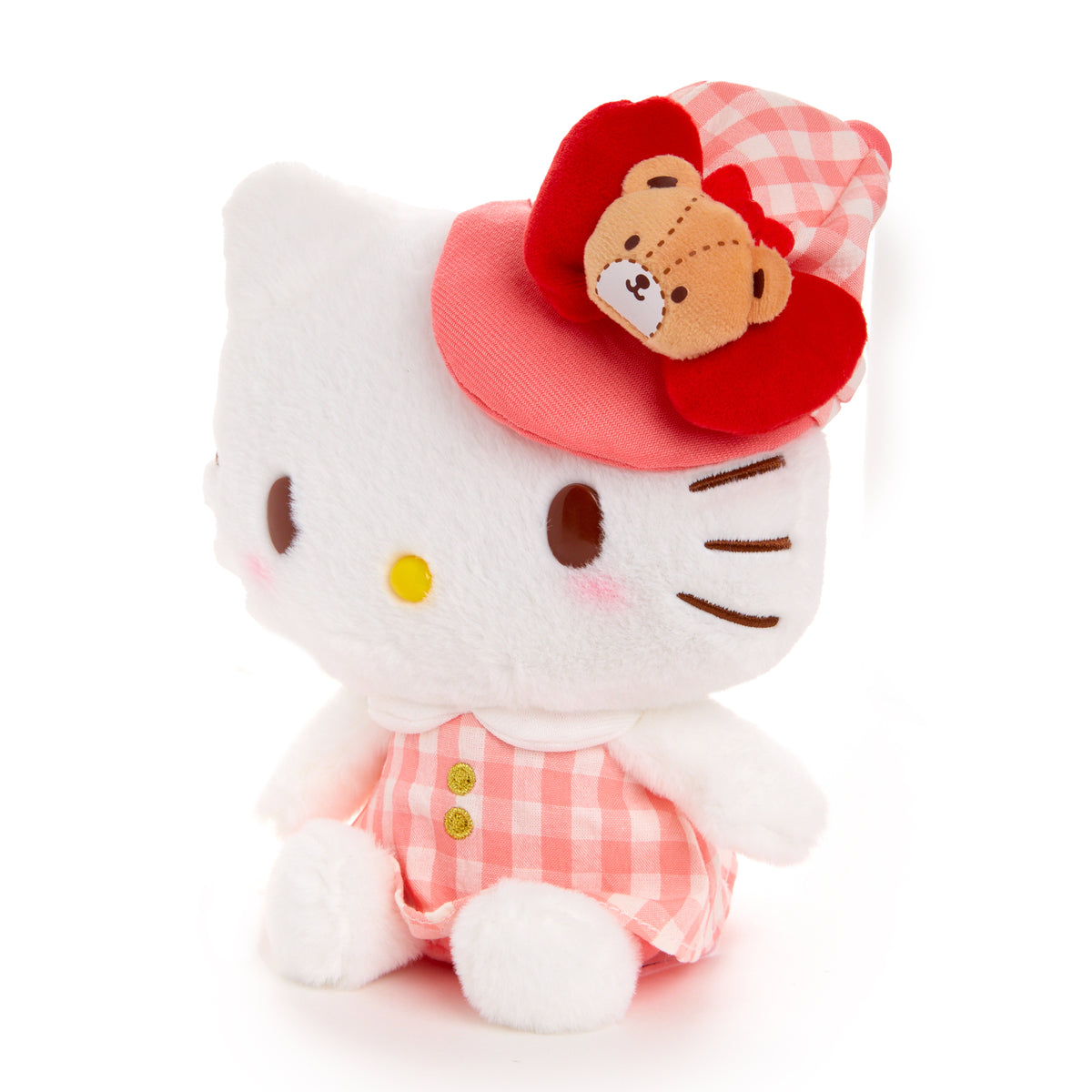 Hello Kitty 8&quot; Plush (Gingham Cap Series) Plush NAKAJIMA CORPORATION   