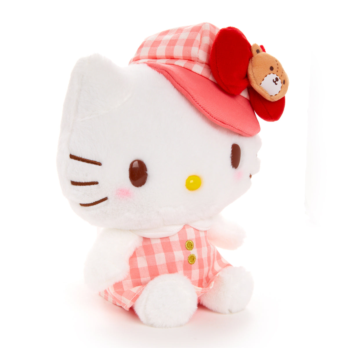 Hello Kitty 8&quot; Plush (Gingham Cap Series) Plush NAKAJIMA CORPORATION   