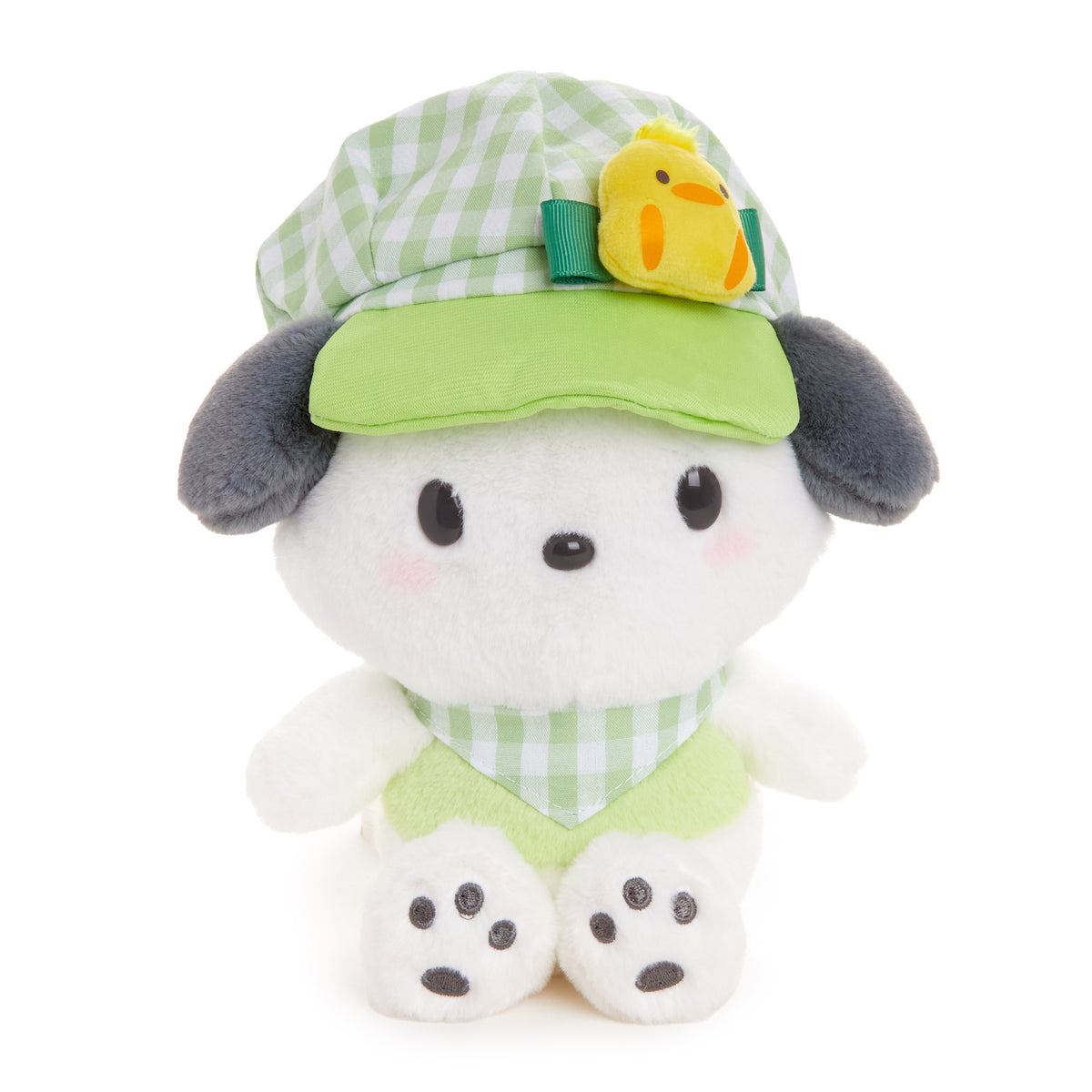 Pochacco 8&quot; Plush (Gingham Cap Series) Plush NAKAJIMA CORPORATION   