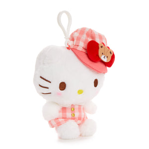 Hello Kitty Plush Mascot Clip (Gingham Cap Series) Plush NAKAJIMA CORPORATION   