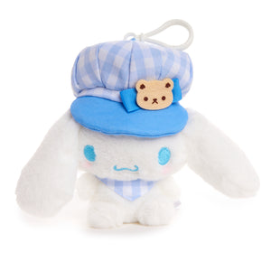 Cinnamoroll Plush Mascot Clip (Gingham Cap Series) Plush NAKAJIMA CORPORATION   