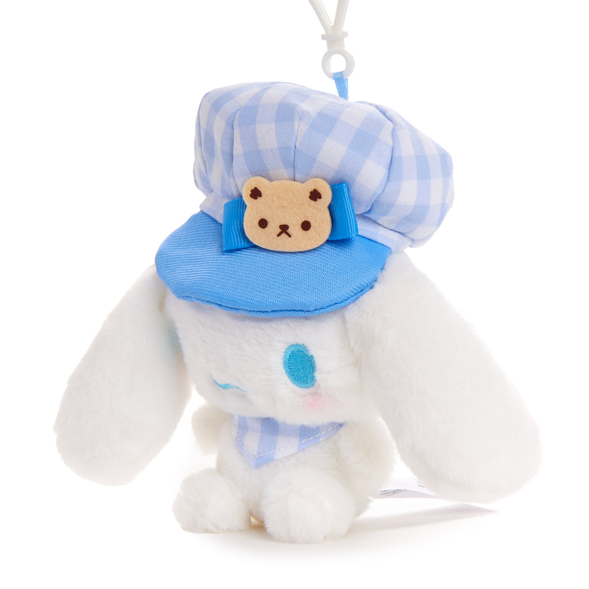 Cinnamoroll Plush Mascot Clip (Gingham Cap Series) Plush NAKAJIMA CORPORATION   