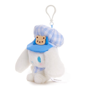 Cinnamoroll Plush Mascot Clip (Gingham Cap Series) Plush NAKAJIMA CORPORATION   